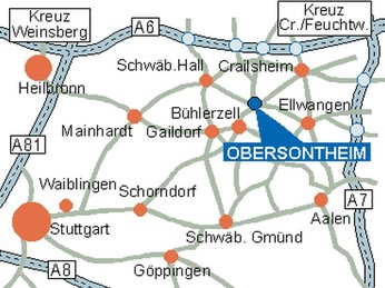 Verkehrsanbindung Gemeinde Obersontheim