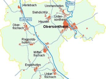 Gemeinde Obersontheim mit Ortsteilen